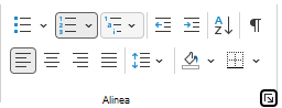 Alineagroep op het lint in Outlook.