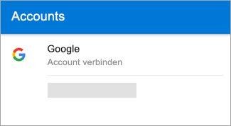 Outlook voor Android vindt uw Gmail-account mogelijk automatisch.