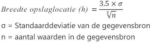 Formule voor de optie Automatisch