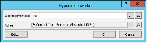 Hyperlink invoegen voor huidig item 2