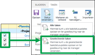 Geselecteerde taken