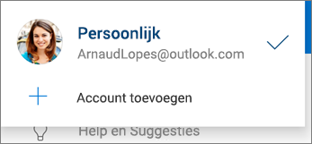 Account toevoegen in de OneDrive-app voor Android