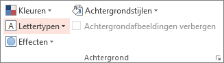 Achtergrondopties