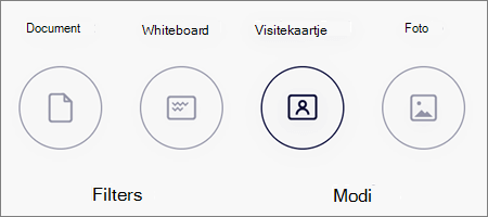 Modus opties voor afbeeldingsscans in OneDrive voor iOS