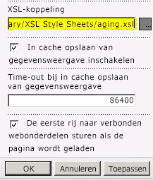 XSL-bestandskoppeling geplakt in