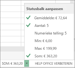 Het formaat van een tijdelijke aanduiding wijzigen