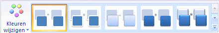 Werkbalk SmartArt - stroomdiagrammen