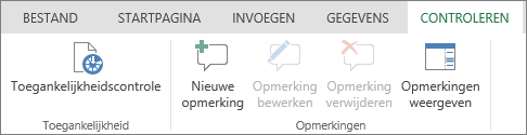 Opmerkingen toevoegen, bewerken, verwijderen en weergeven