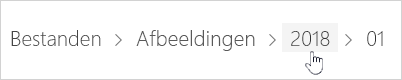 Een OneDrive-map selecteren