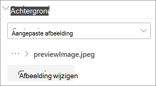 Aangepaste afbeelding uploaden