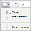 Objecten groeperen