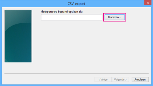 Kies Bladeren om een naam voor uw bestand te kiezen.