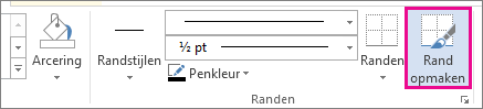 Opdracht Rand opmaken