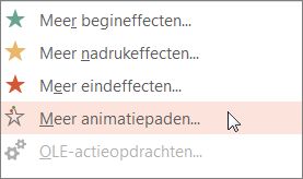 Meer animatiepaden