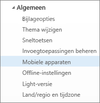 Algemeen > Mobiele apparaten