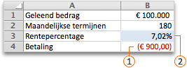 'Wat als'-analyse - functie Doelzoeken