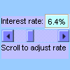 Voorbeeld van een ActiveX-besturingselement Schuifbalk