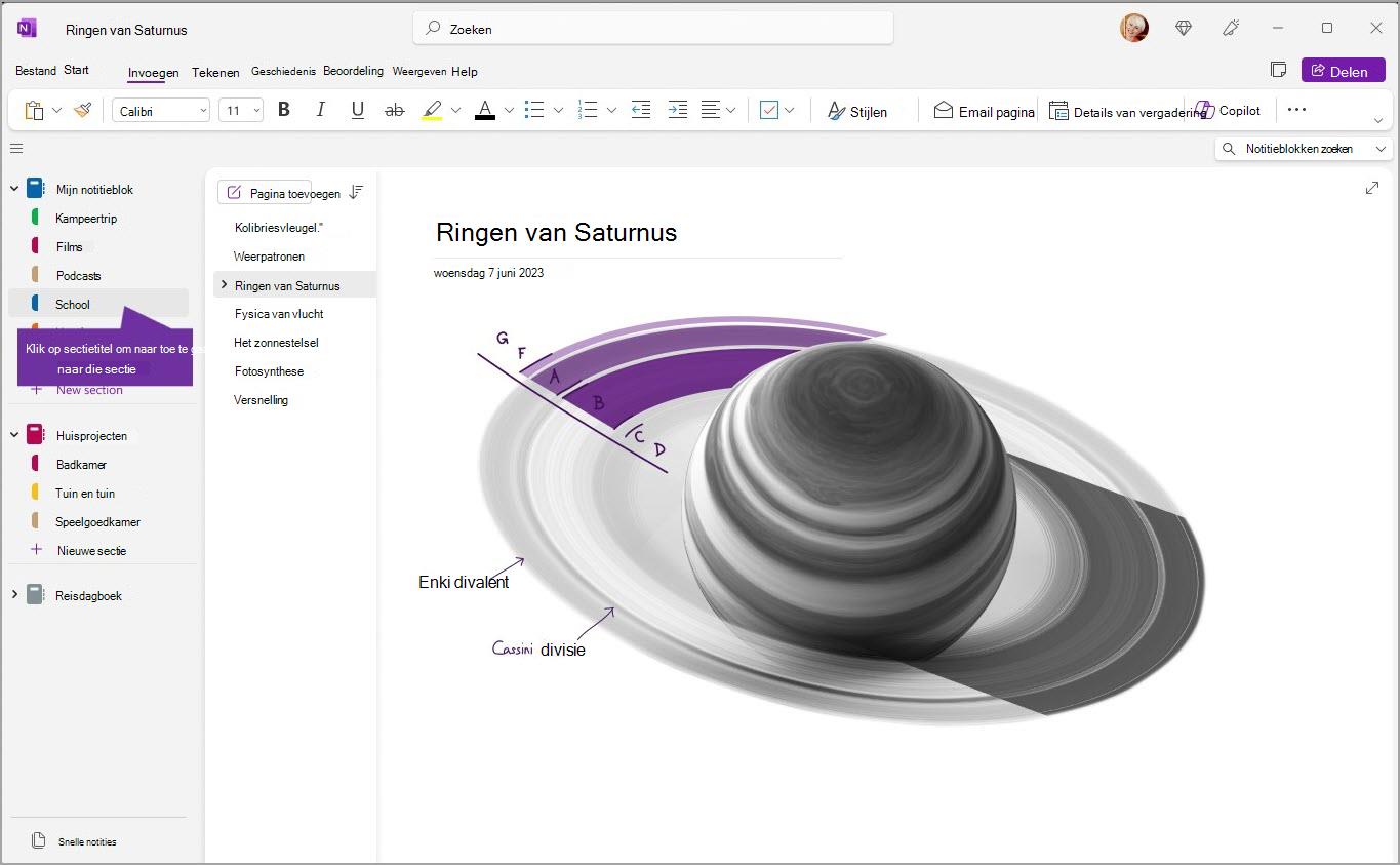 navigeren in onenote schermafbeelding twintig two.jpeg