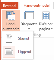 Menu Hand-out Afdrukstand