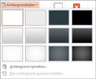 PowerPoint-achtergrondstijlen