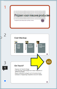 PowerPoint-samenwerkingsscherm