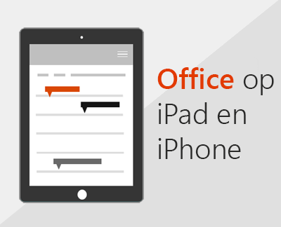 Klik om Office-apps in iOS in te stellen