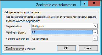 Hyperlink invoegen voor lijstitem 3