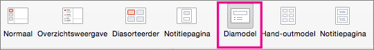 Opdracht Diamodel in PPT voor Mac
