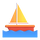 Emoji van teams zeilboot