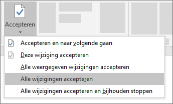 Alle wijzigingen accepteren