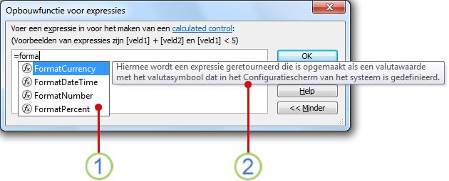 De IntelliSense-vervolgkeuzelijst en een snelle tip.