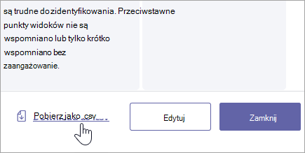 Pobierz rubrykę jako plik .csv.