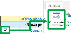 Oznacz jako ukończone