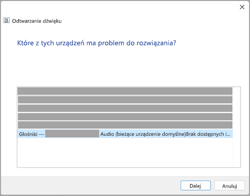 Uruchom narzędzie do rozwiązywania problemów z dźwiękiem w ustawieniach dźwięku systemu Windows 11.