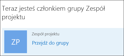 Dołączanie do grupy w programie Outlook