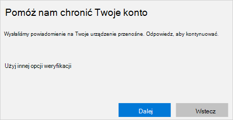 Ekran powiadomień na urządzeniu przenośnym