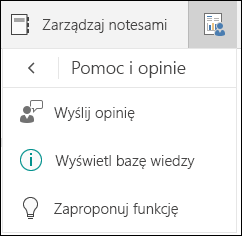 Zarządzanie opcjami zaznaczania notesów