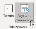 Pokaż Asystenta planowania