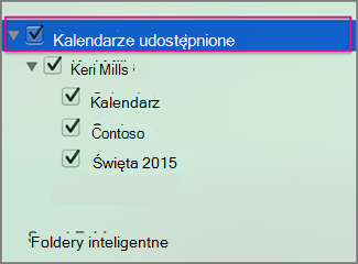 Kalendarze udostępnione