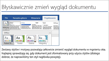 Przewodnik po programie Word