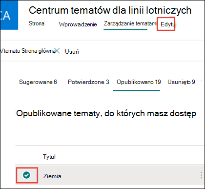 edytowanie tematów