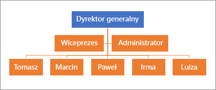 Typowa hierarchia