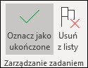 Ukończ lub usuń zadanie