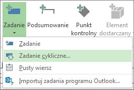 Obraz polecenia Zadanie cykliczne