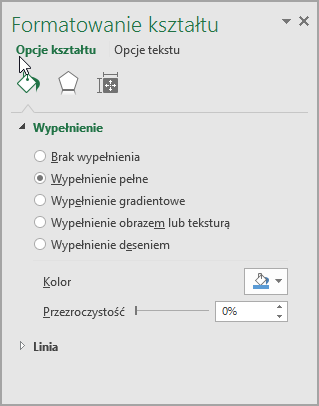 Formatowanie kształtu grafiki SmartArt