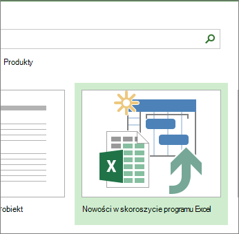 Szablon skoroszytu programu Excel