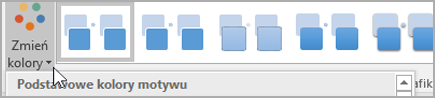 Kliknij pozycję Zmień kolory
