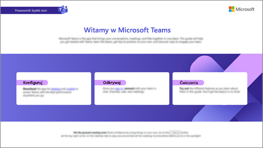 Przewodnik po nowym wyglądzie aplikacji Teams do pobrania