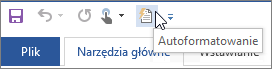 Ikona autoformatowania