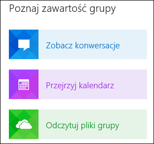 Explore a group in Outlook